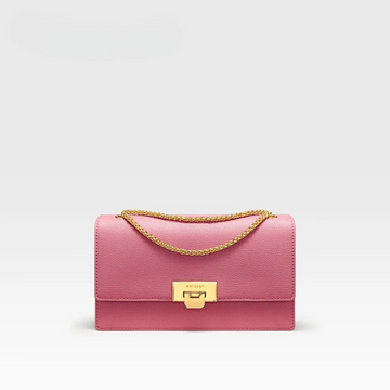 Vintage Box Chain Bag - Luxury Square Leather Handbag - Elegant Shoulder & Crossbody Retro Purse