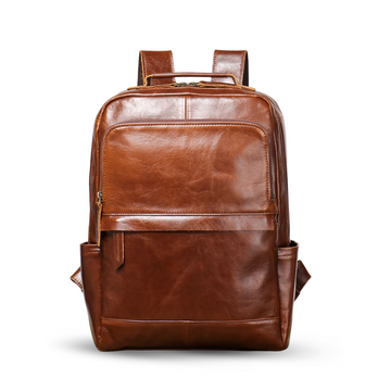Heritage Explorer Backpack – Vintage Cowhide Leather Backpack for Men