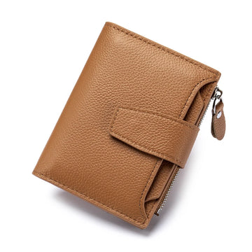 Savoy RFID Women's Leather Wallet – Large Bifold with Coin Pocket
