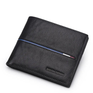 Heritage Compact Wallet – Full-Grain Cowhide Leather | RFID Blocking | Slim Front-Pocket Design